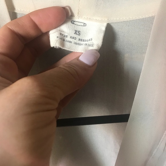 Chiffon tie-neck tunic - Picture 3 of 3